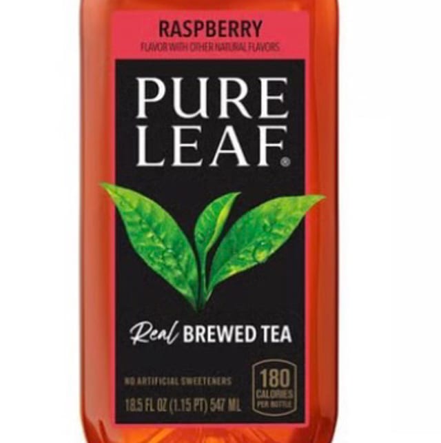 Bottled Pure Leaf Raspberry Tea.