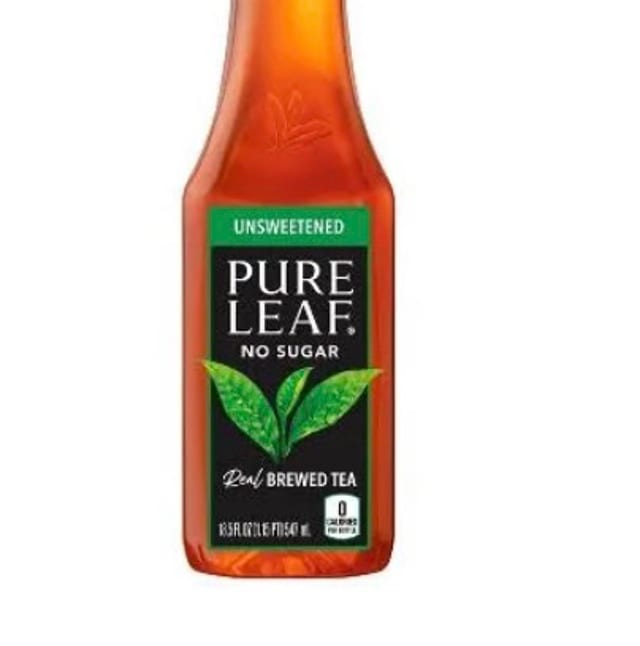 Bottled Pure Leaf Unsweetened Tea.